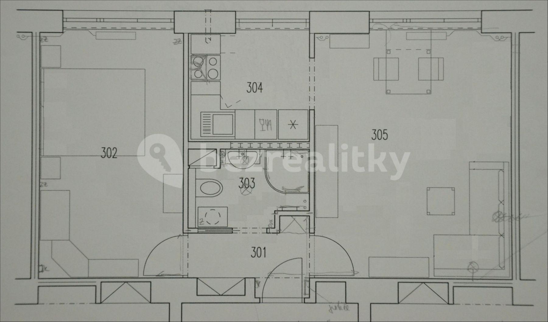 2 bedroom flat to rent, 45 m², Oblouková, Prague, Prague