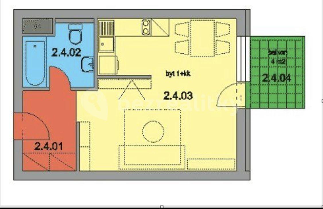 Studio flat to rent, 40 m², U Leskavy, Brno, Jihomoravský Region