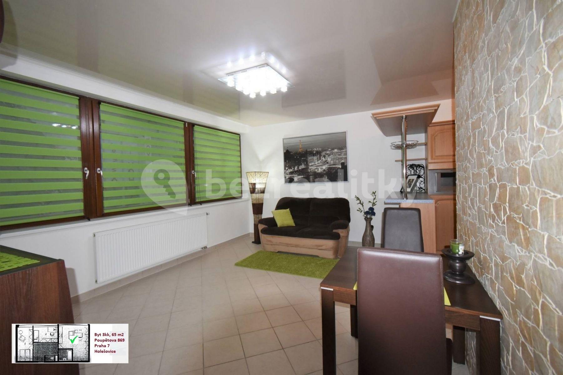 2 bedroom with open-plan kitchen flat to rent, 65 m², Poupětova, Prague, Prague