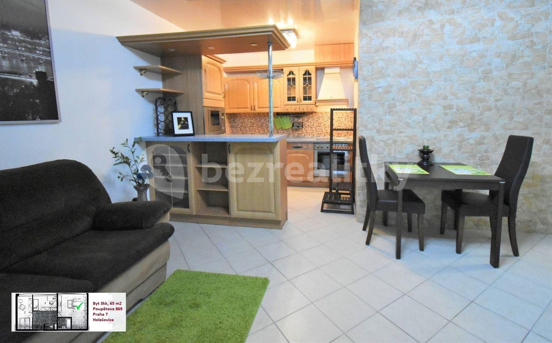 2 bedroom with open-plan kitchen flat to rent, 65 m², Poupětova, Prague, Prague