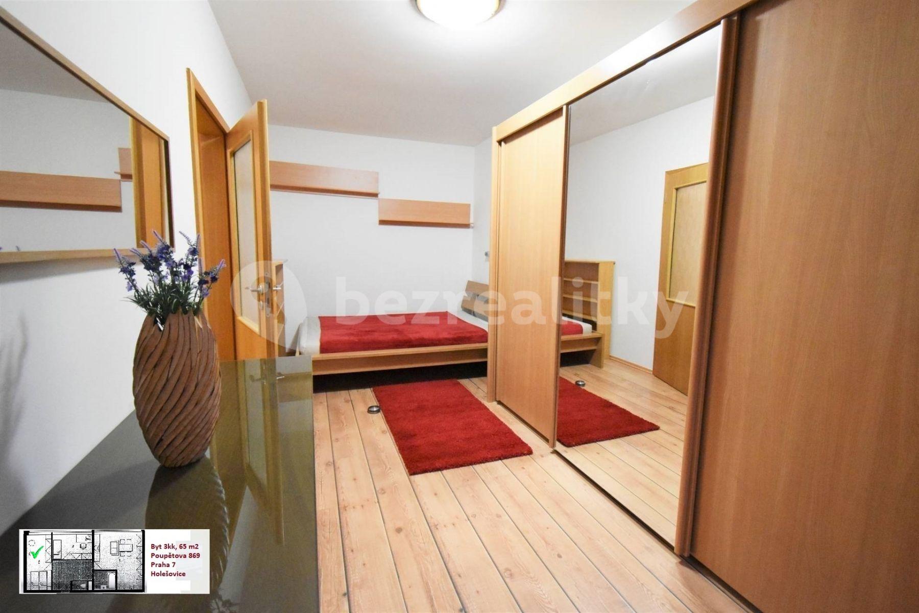 2 bedroom with open-plan kitchen flat to rent, 65 m², Poupětova, Prague, Prague