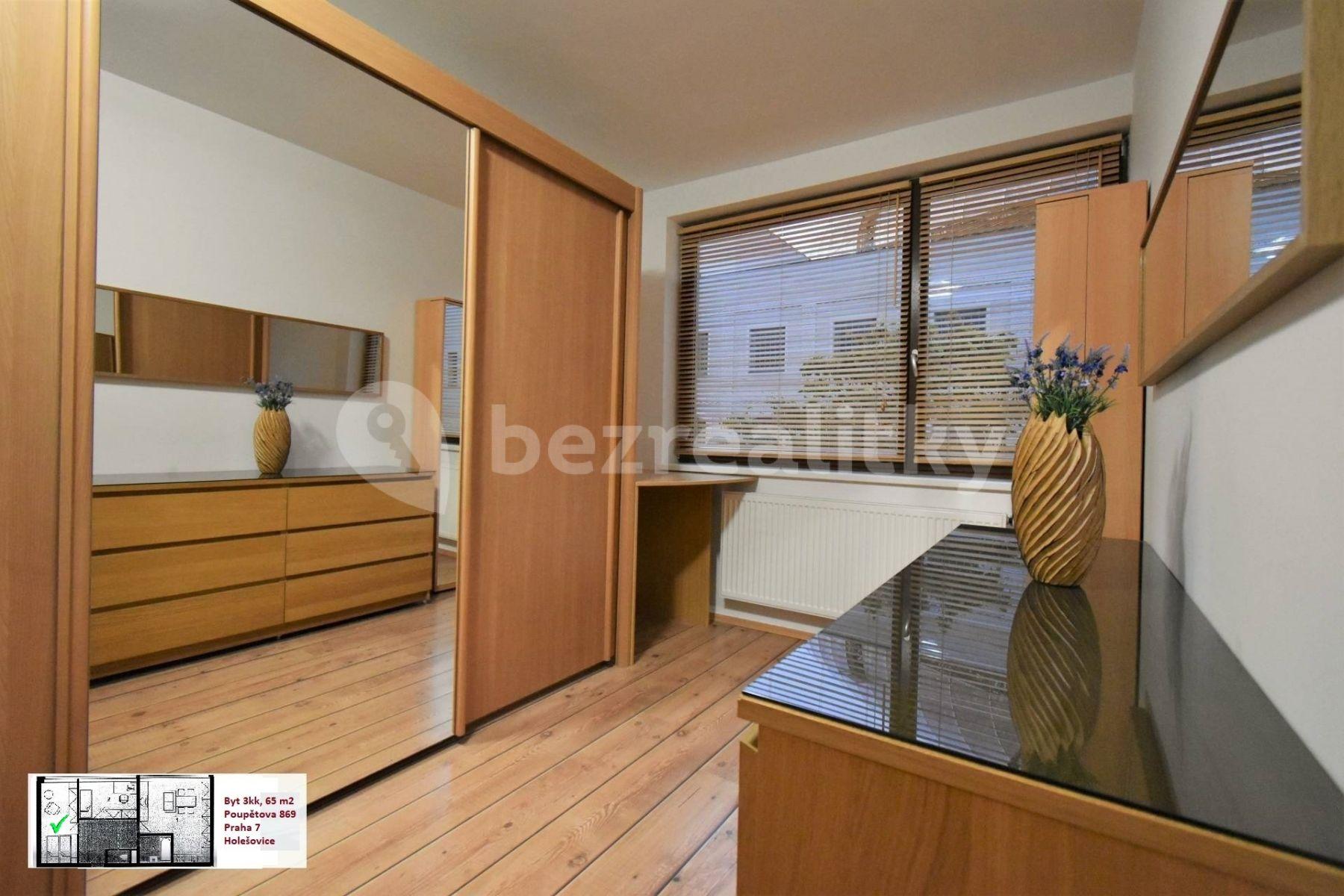 2 bedroom with open-plan kitchen flat to rent, 65 m², Poupětova, Prague, Prague