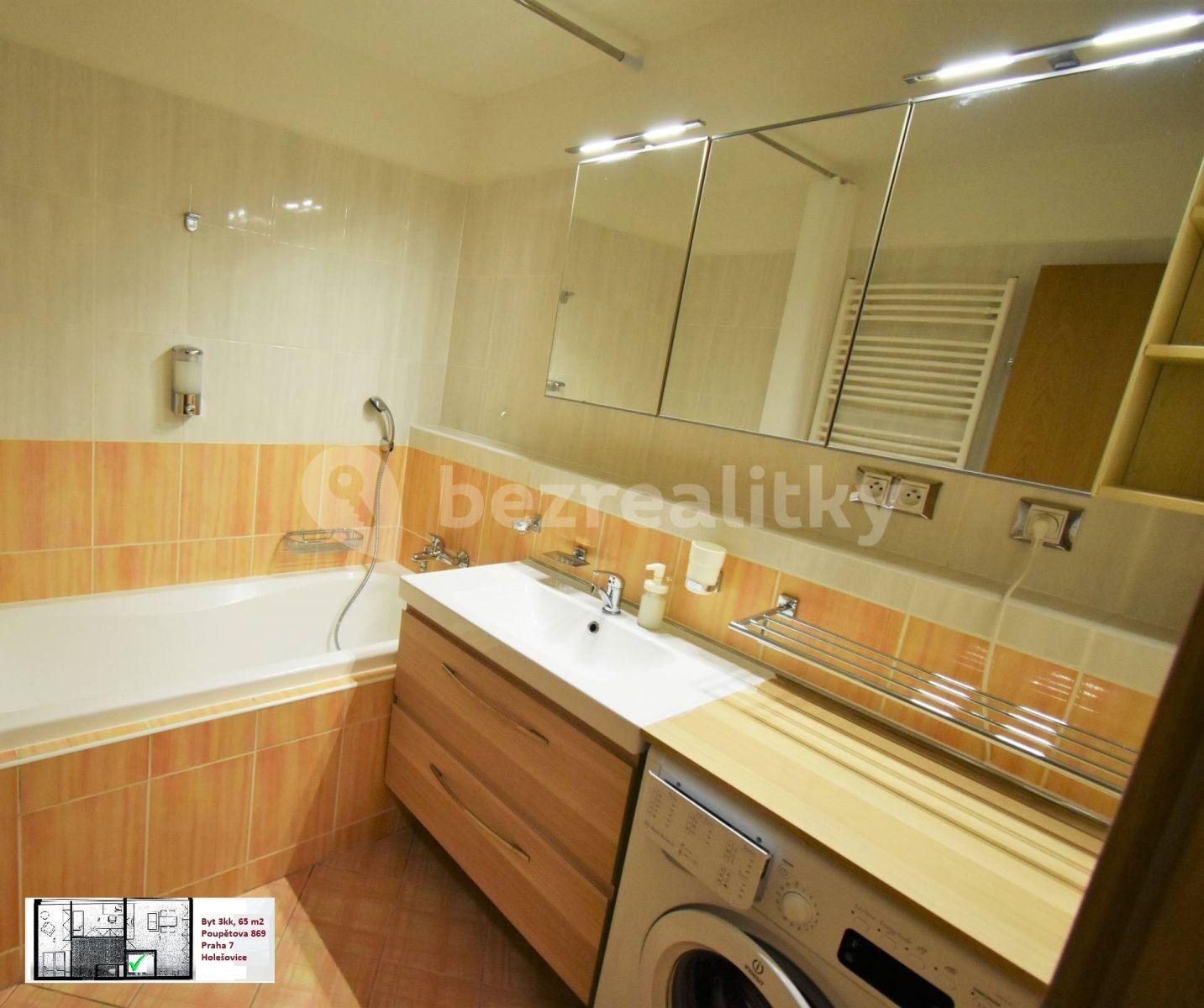 2 bedroom with open-plan kitchen flat to rent, 65 m², Poupětova, Prague, Prague