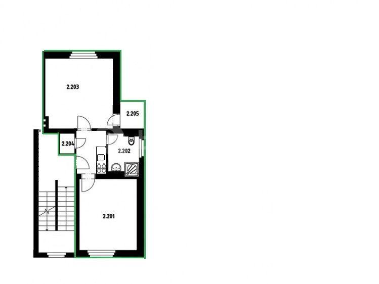 2 bedroom flat to rent, 48 m², Přemyšlenská, Prague, Prague