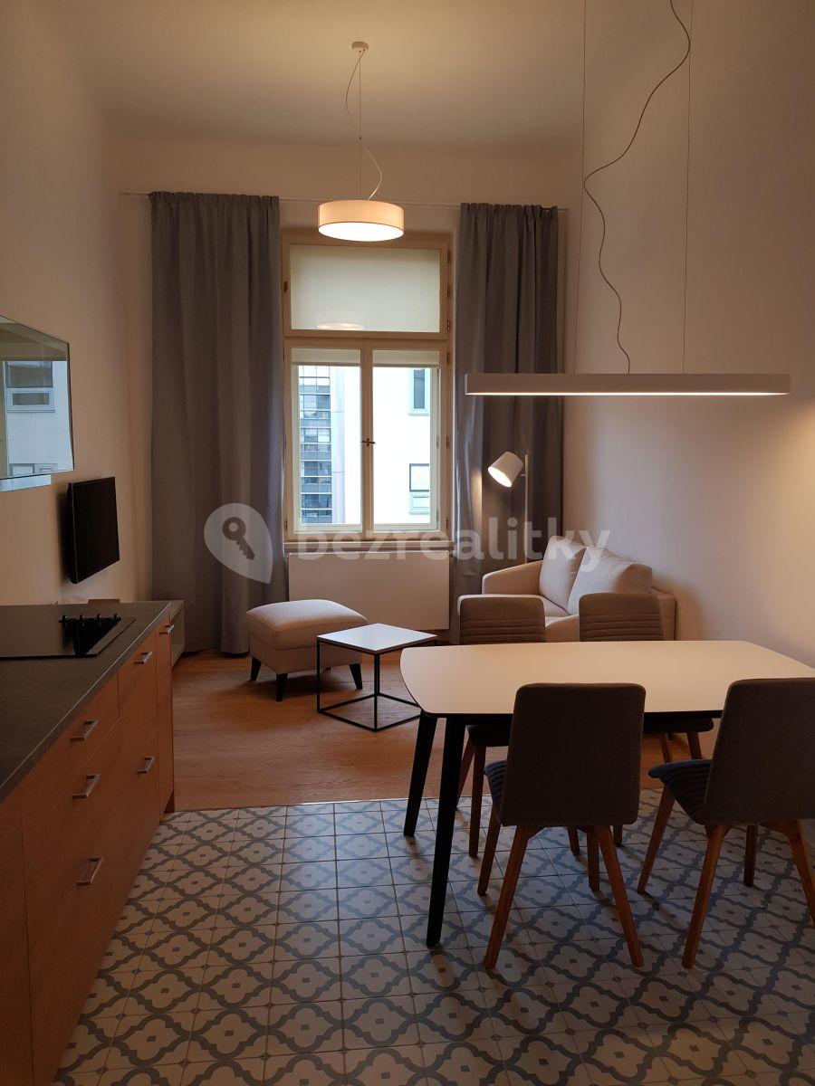 1 bedroom with open-plan kitchen flat to rent, 47 m², Pobřežní, Prague, Prague