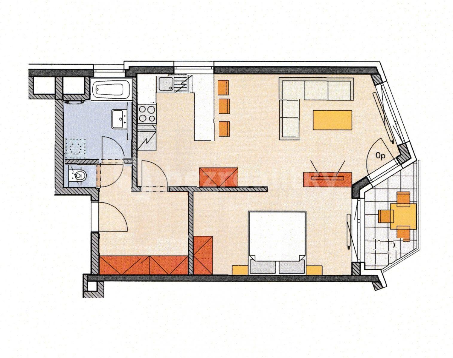 1 bedroom with open-plan kitchen flat to rent, 55 m², Makedonská, Prague, Prague