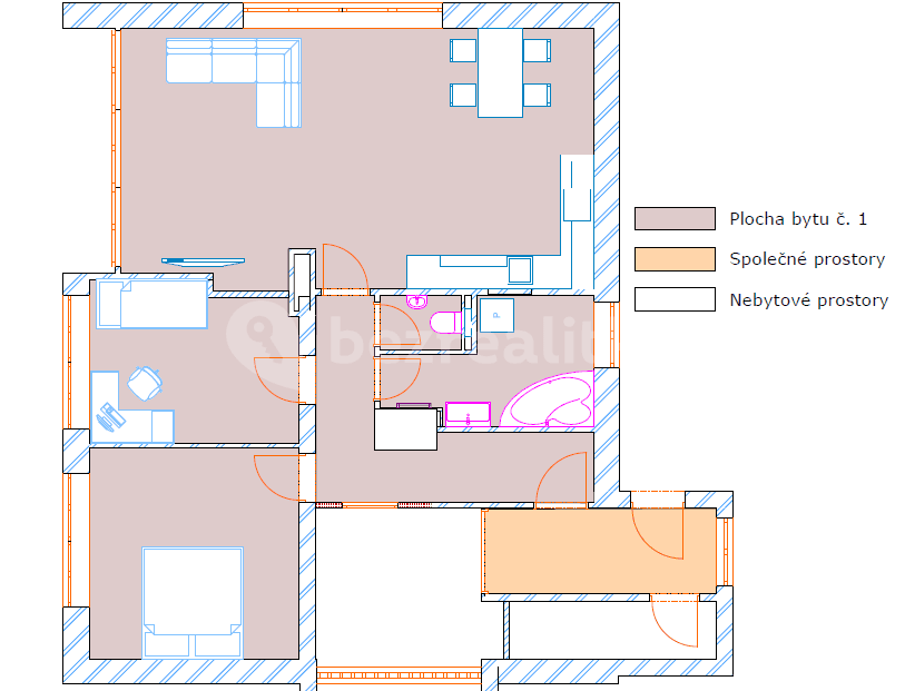 2 bedroom with open-plan kitchen flat to rent, 104 m², Spojovací, Benátky nad Jizerou, Středočeský Region