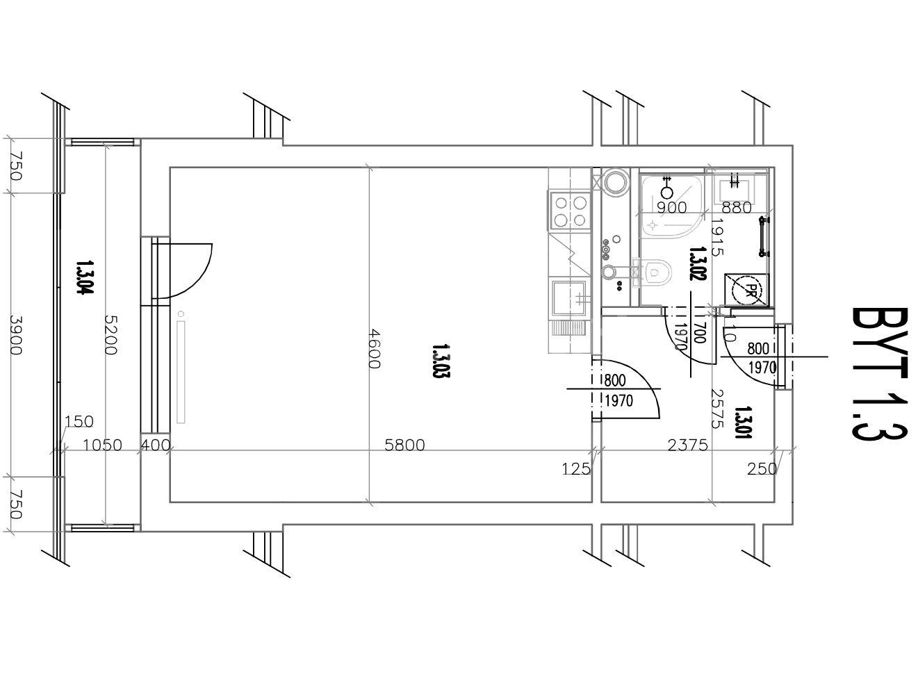 Studio flat to rent, 38 m², Kadečkové, Prague, Prague