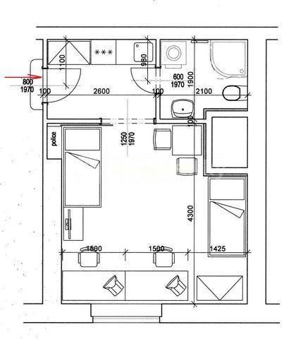 Small studio flat to rent, 28 m², Na Dlouhém Lánu, Prague, Prague