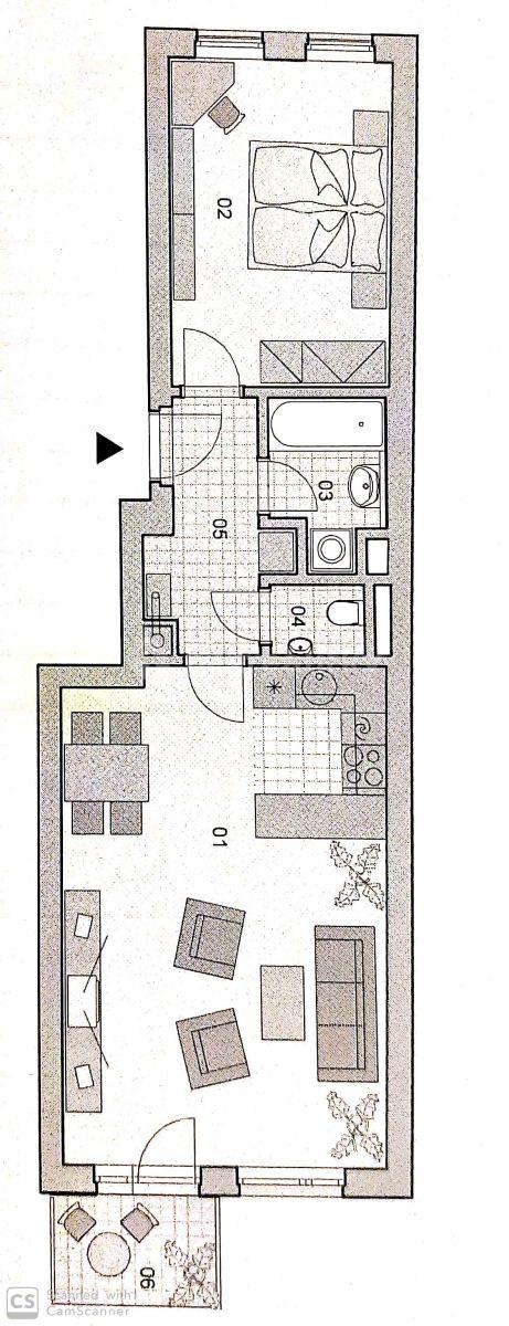 1 bedroom with open-plan kitchen flat to rent, 56 m², Musílkova, Prague, Prague