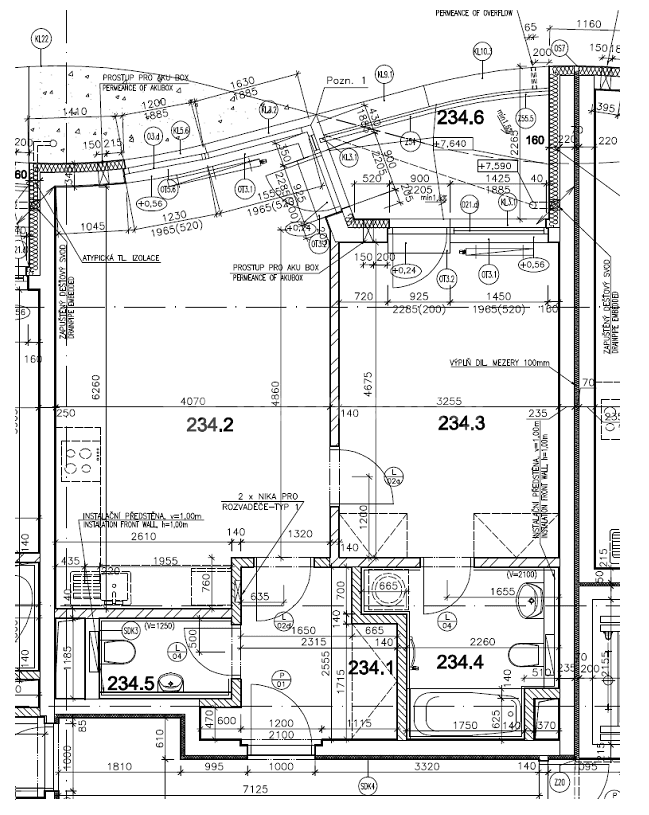 1 bedroom with open-plan kitchen flat to rent, 54 m², Kurta Konráda, Prague, Prague