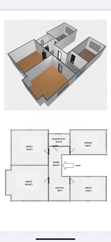 3 bedroom flat to rent, 98 m², V Bokách Ⅰ, Prague, Prague