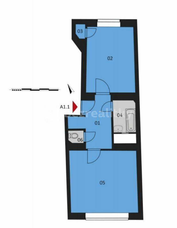 1 bedroom with open-plan kitchen flat to rent, 45 m², Ďáblická, Prague, Prague