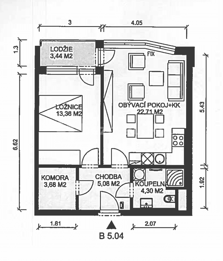 1 bedroom with open-plan kitchen flat to rent, 53 m², Tupolevova, Prague, Prague