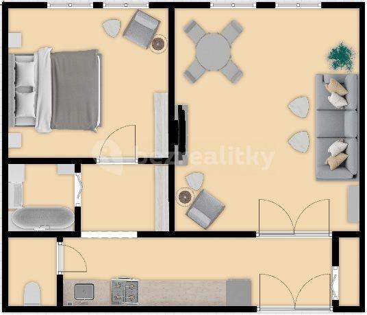 1 bedroom with open-plan kitchen flat to rent, 57 m², Malířská, Prague, Prague