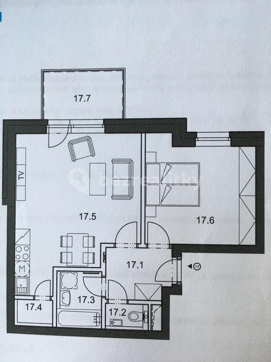 1 bedroom with open-plan kitchen flat to rent, 54 m², Fojtova, Prague, Prague