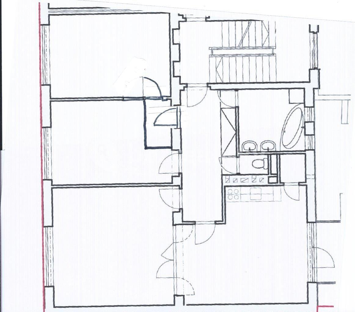 3 bedroom with open-plan kitchen flat to rent, 97 m², Řehořova, Brno, Jihomoravský Region