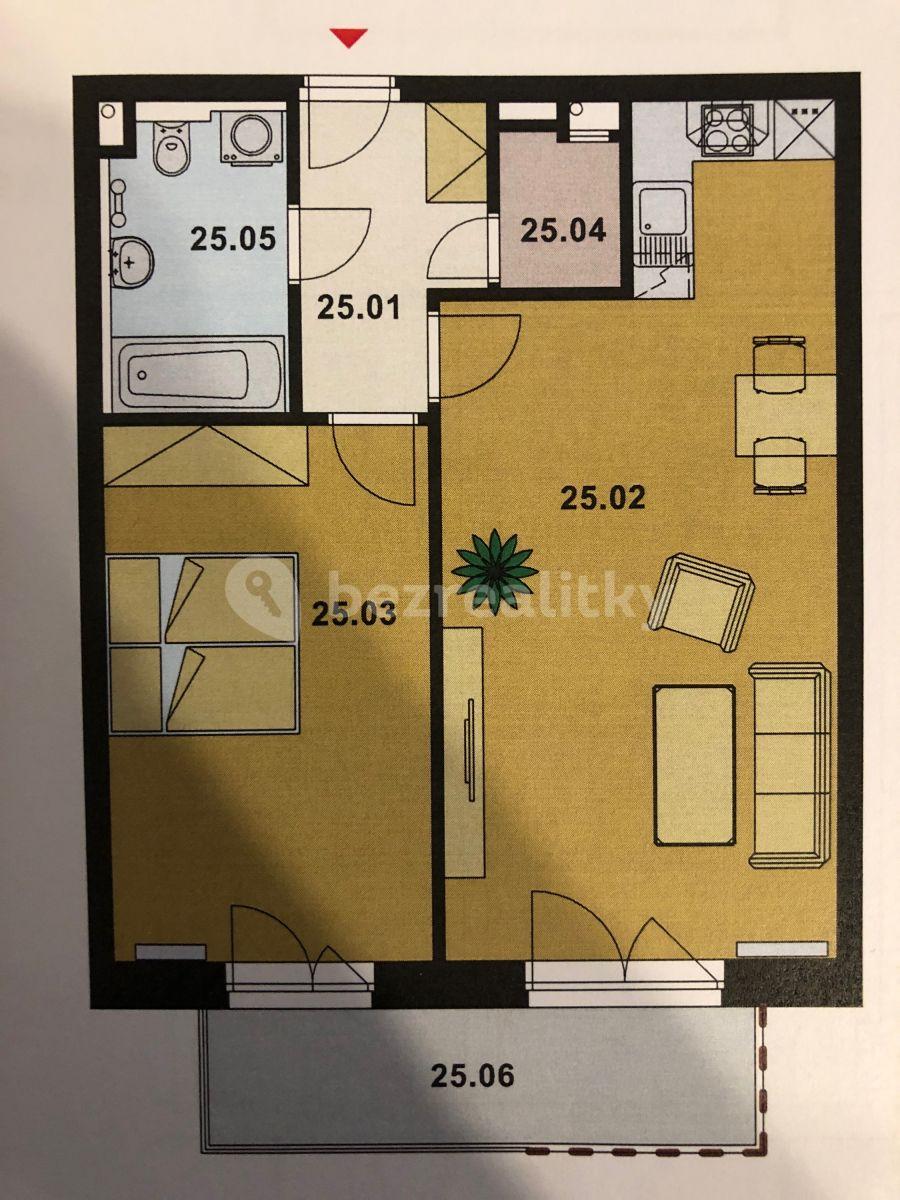 1 bedroom with open-plan kitchen flat to rent, 66 m², Čechova, Poděbrady, Středočeský Region