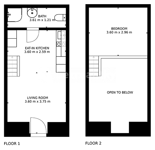 Studio flat to rent, 24 m², Václavská, Brno, Jihomoravský Region