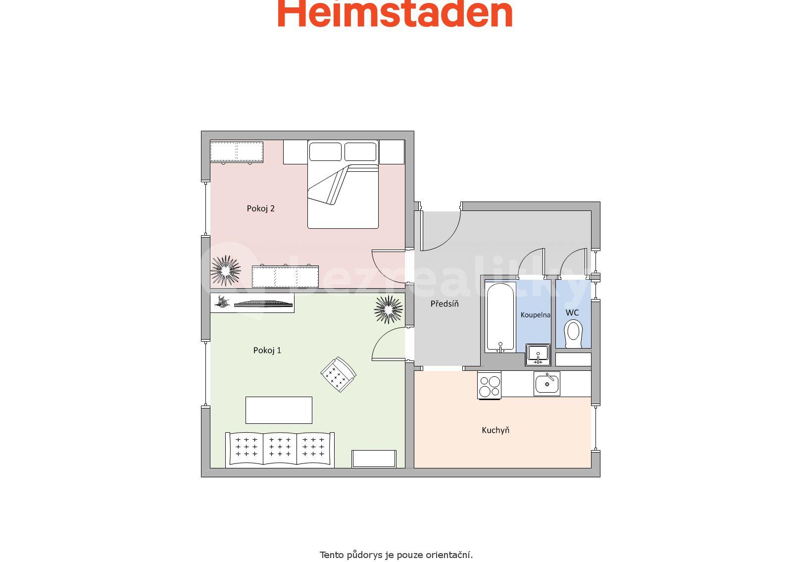 2 bedroom flat to rent, 54 m², Hlavní třída, Havířov, Moravskoslezský Region