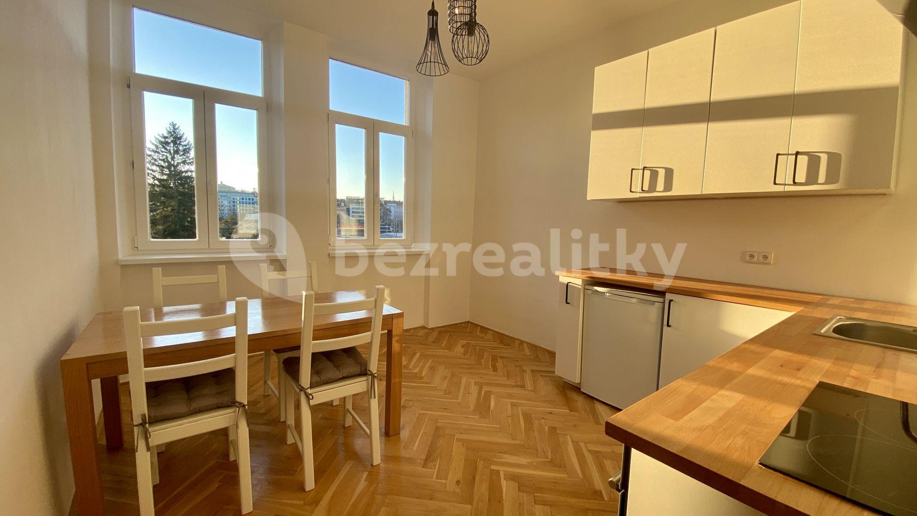 1 bedroom with open-plan kitchen flat to rent, 50 m², Křížová, Brno, Jihomoravský Region