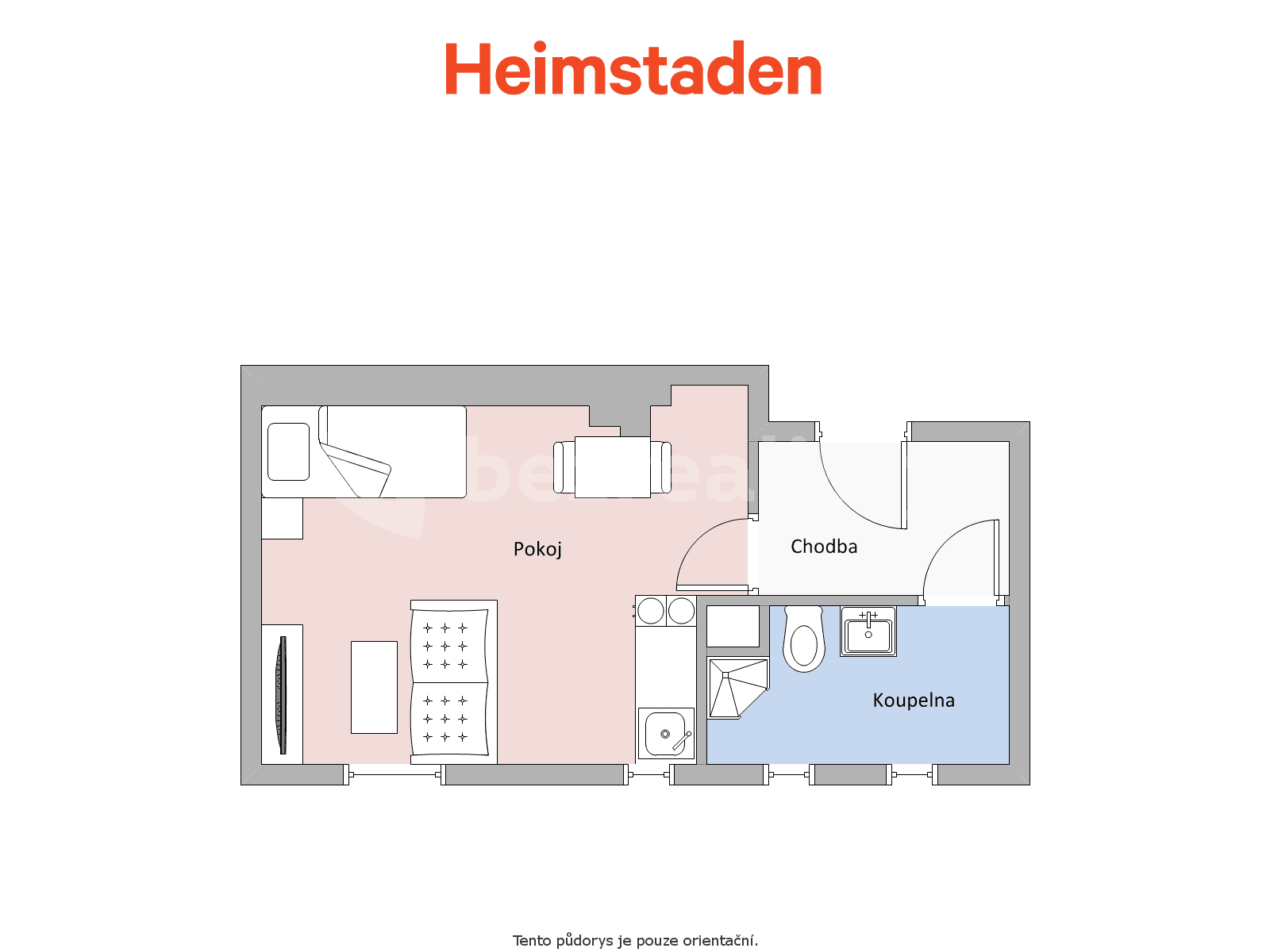 Studio flat to rent, 29 m², Klimšova, Havířov, Moravskoslezský Region