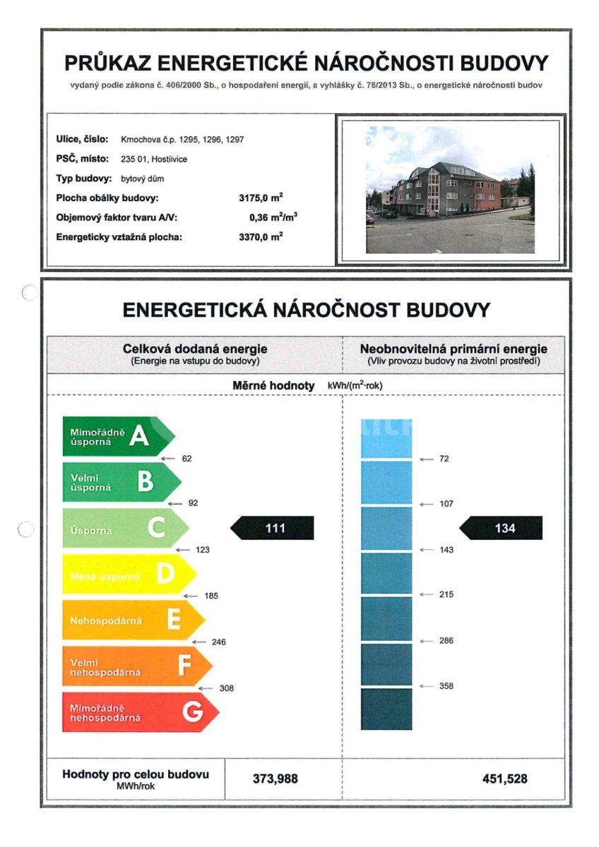 2 bedroom with open-plan kitchen flat for sale, 89 m², Kmochova, Hostivice, Středočeský Region