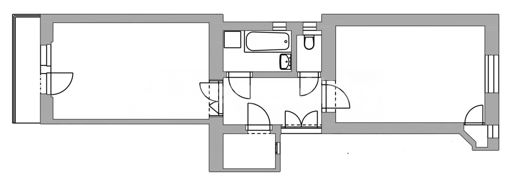 1 bedroom with open-plan kitchen flat to rent, 55 m², Voroněžská, Prague, Prague