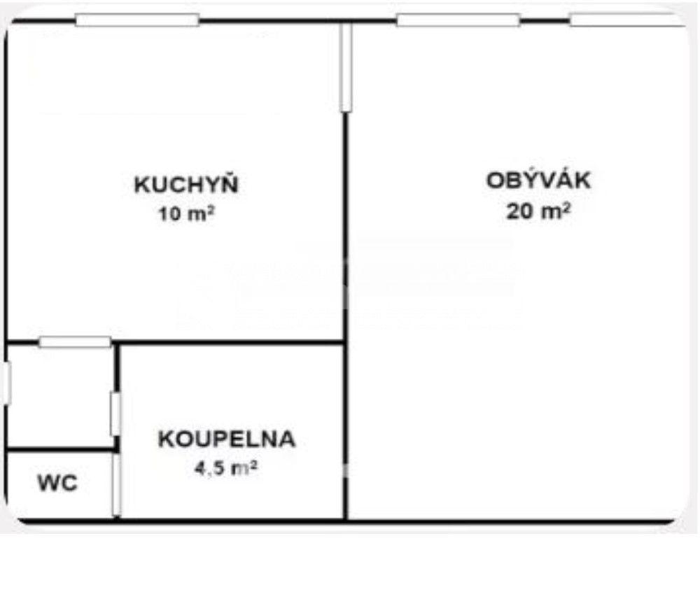 1 bedroom flat to rent, 36 m², Příčná, České Budějovice, Jihočeský Region