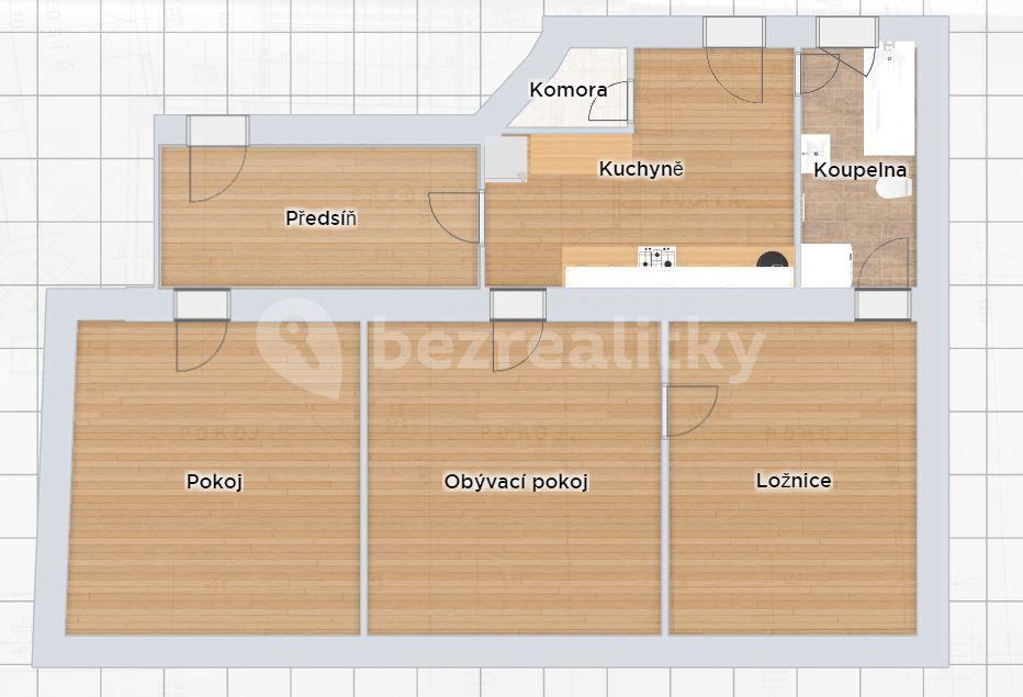 3 bedroom flat to rent, 115 m², Ostrava, Moravskoslezský Region