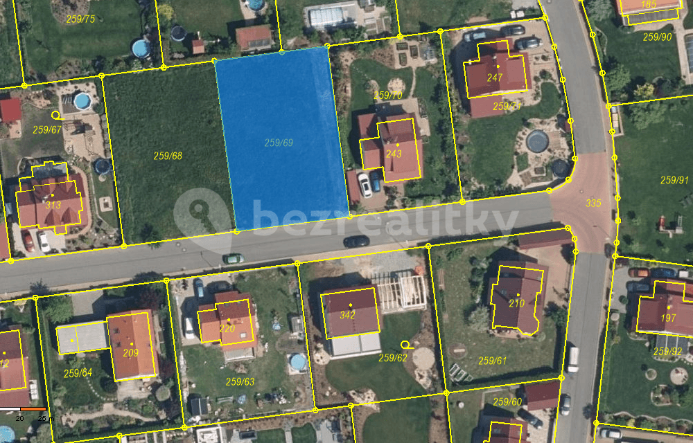 plot for sale, 800 m², Nad Strání, Mnichovo Hradiště, Středočeský Region