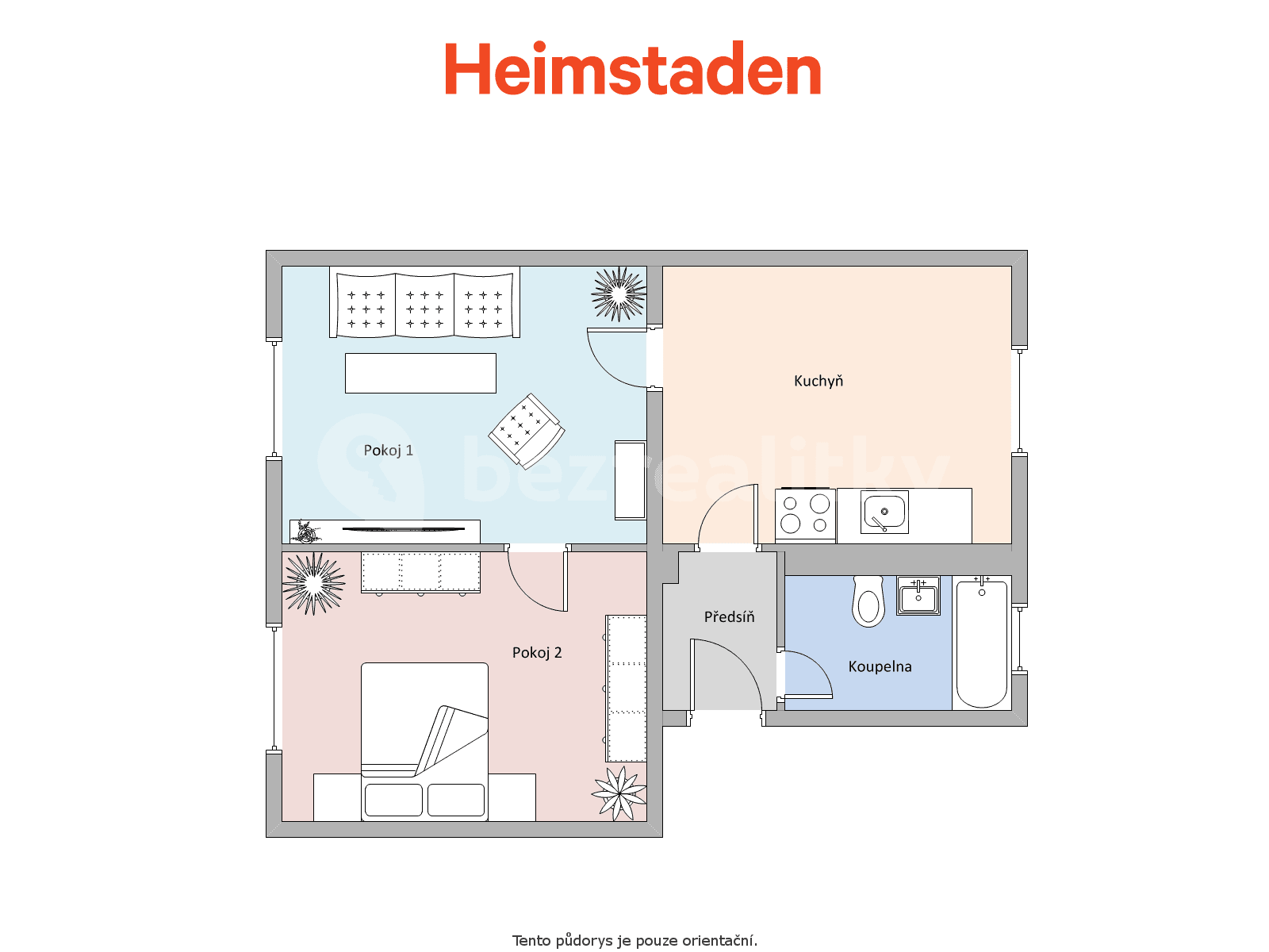 2 bedroom flat to rent, 47 m², Dukelská, Havířov, Moravskoslezský Region