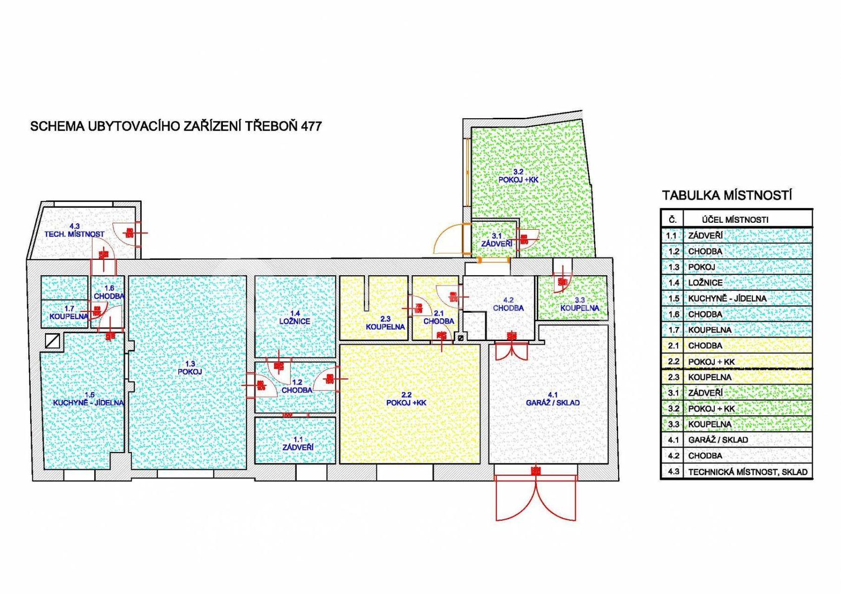 recreational property to rent, 0 m², Třeboň, Jihočeský Region