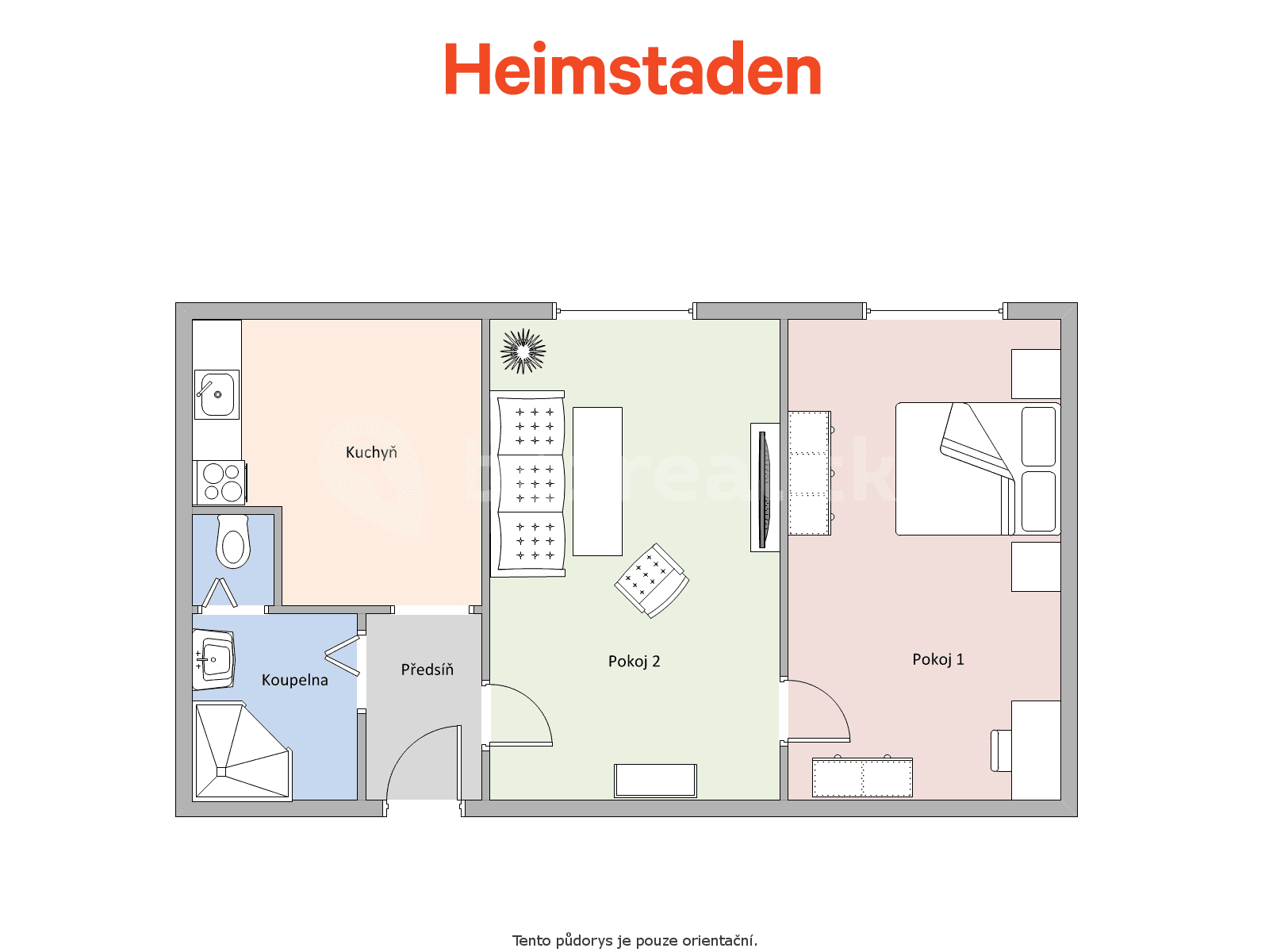 2 bedroom flat to rent, 51 m², Školská, Karviná, Moravskoslezský Region