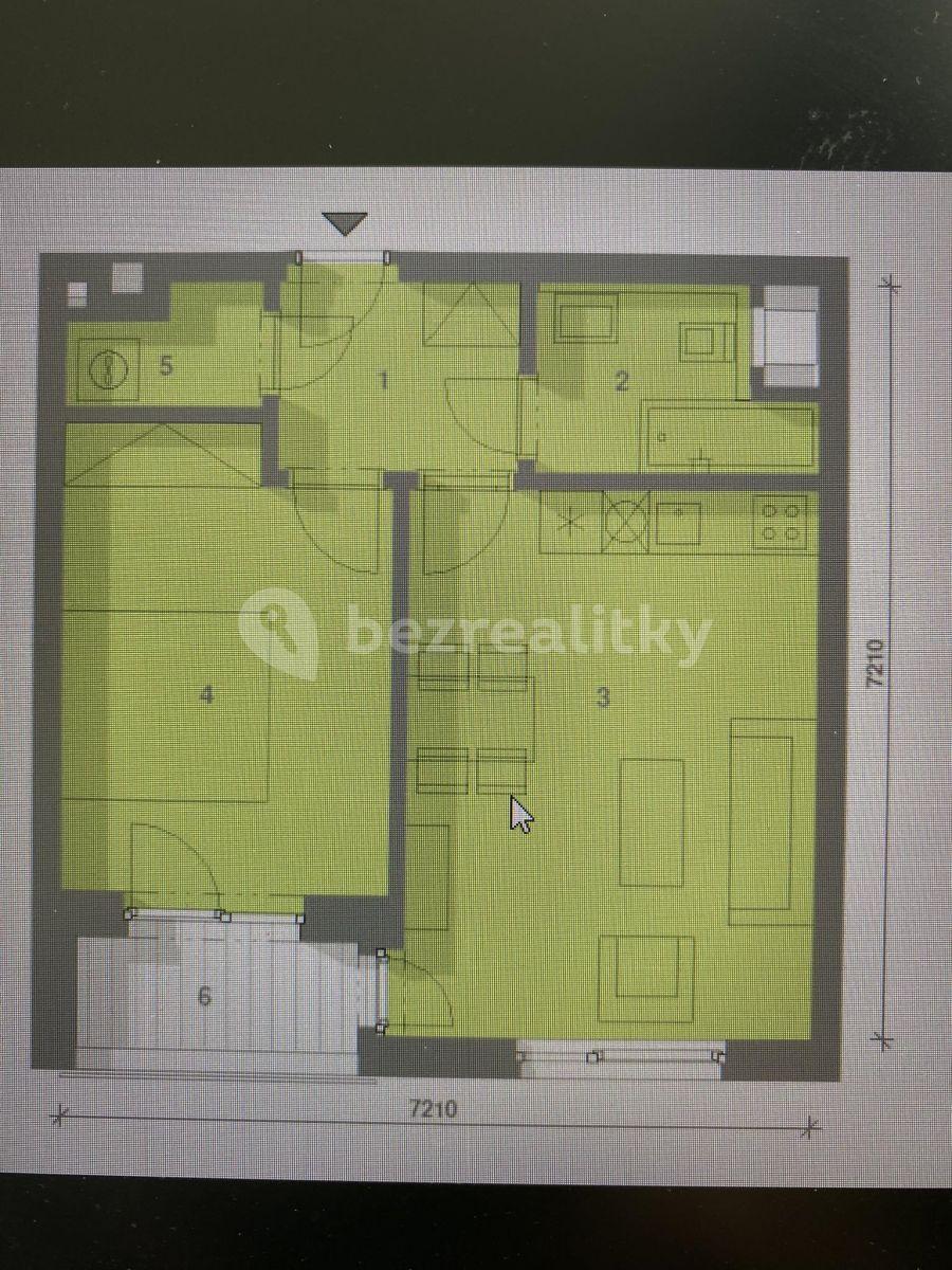 1 bedroom with open-plan kitchen flat to rent, 48 m², Karla Guta, Prague, Prague