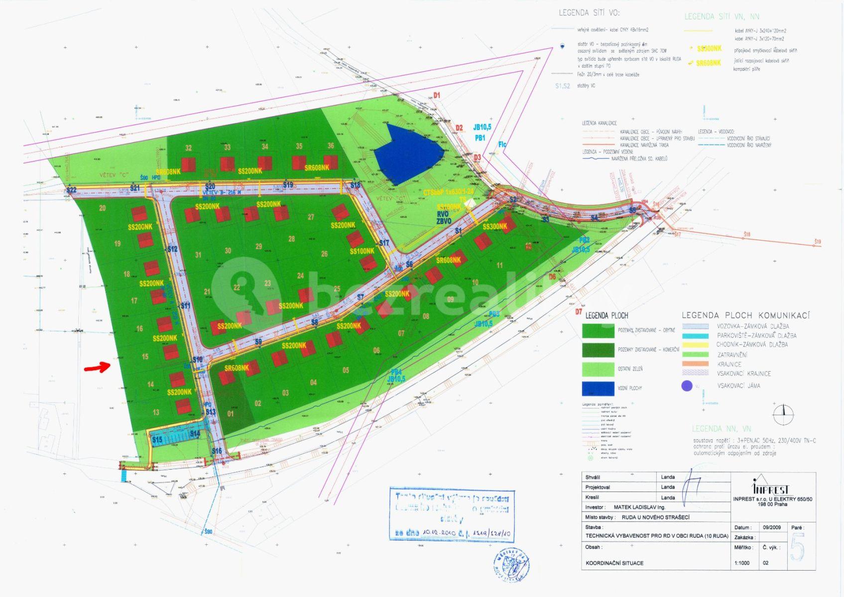 plot for sale, 962 m², Františka Frolíka, Ruda, Středočeský Region