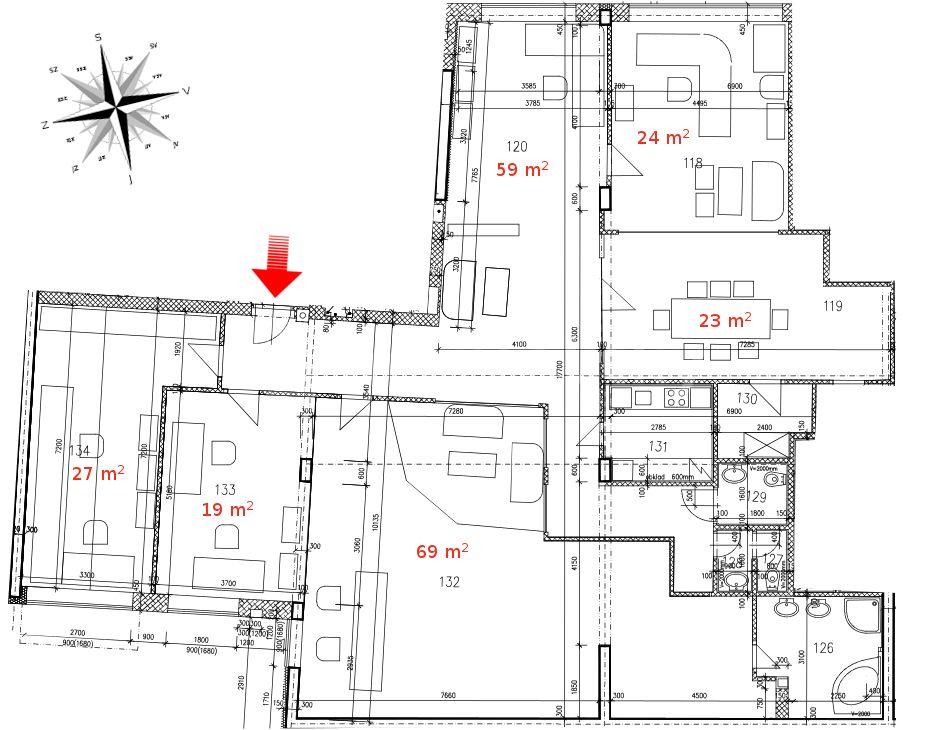 office to rent, 237 m², Hošťálkova, Prague, Prague