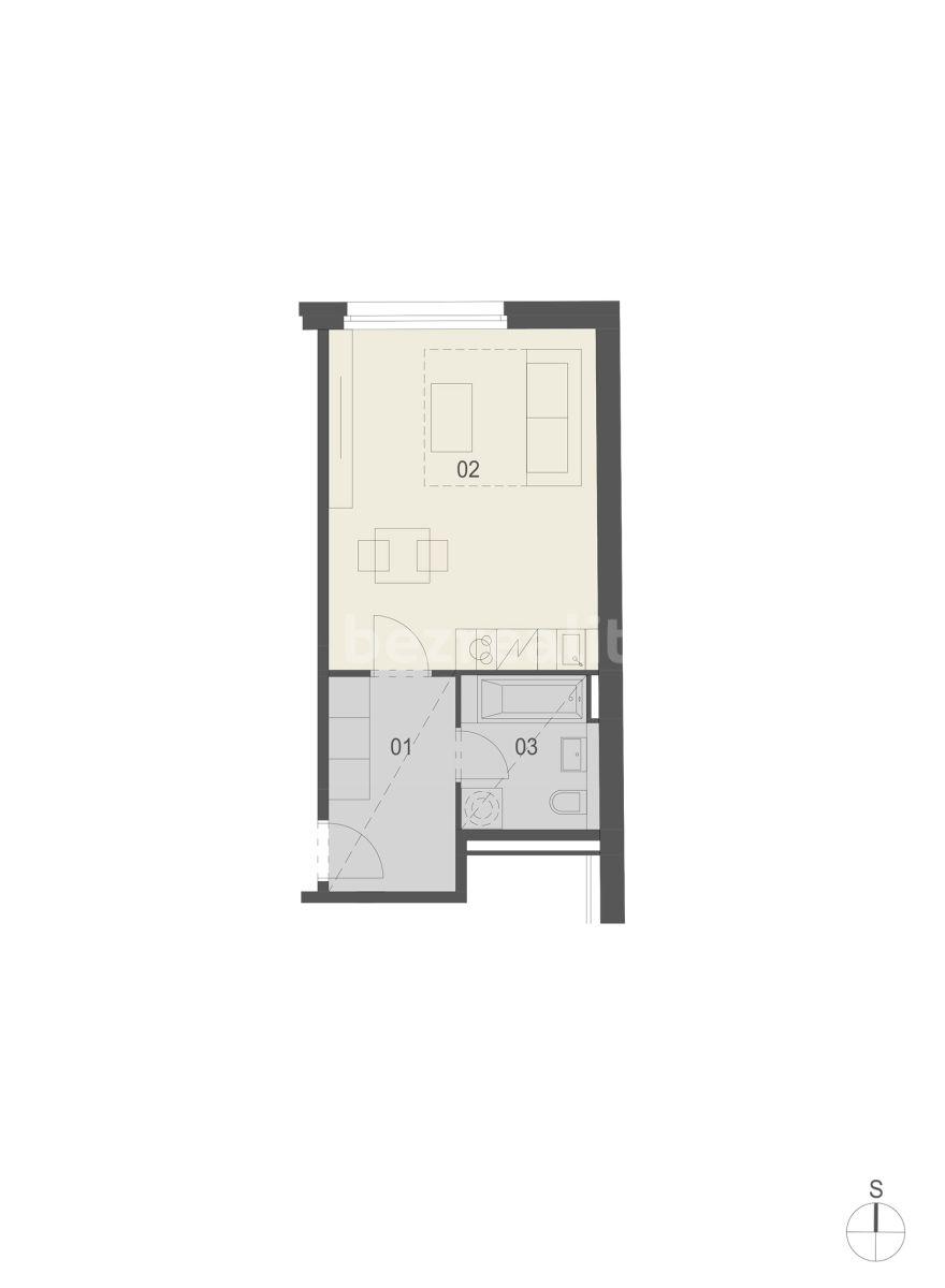 Studio flat to rent, 31 m², Poděbradská, Prague, Prague