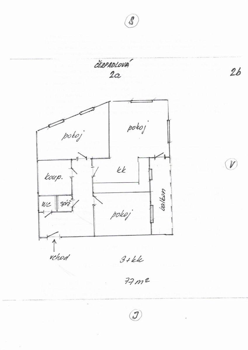 2 bedroom with open-plan kitchen flat to rent, 77 m², Čerpadlová, Prague, Prague