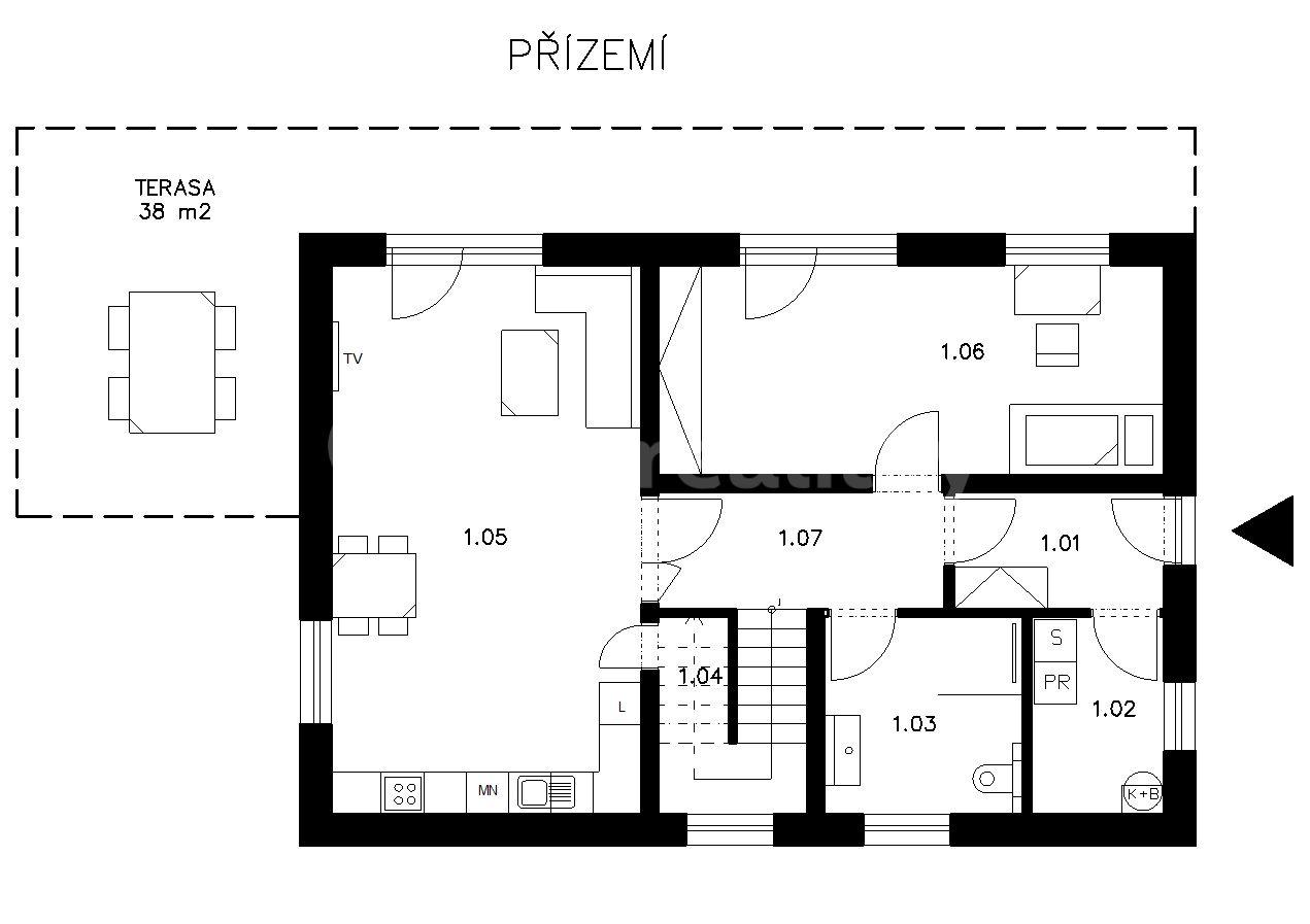 house to rent, 168 m², Stromová, Všestary, Středočeský Region