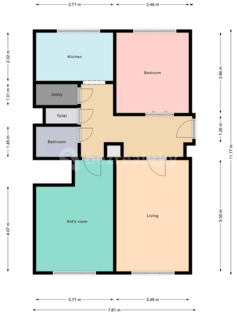 3 bedroom flat to rent, 73 m², Chlumčanského, Prague, Prague