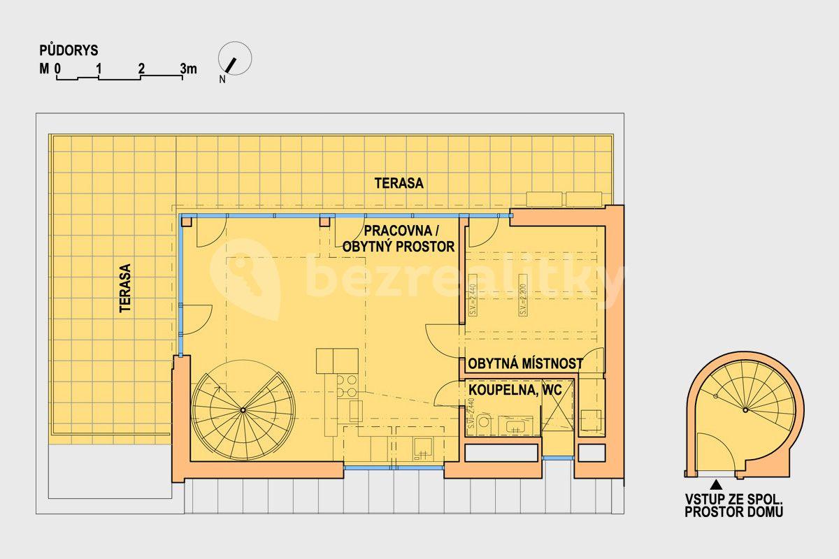 1 bedroom with open-plan kitchen flat to rent, 60 m², Soukopova, Brno, Jihomoravský Region