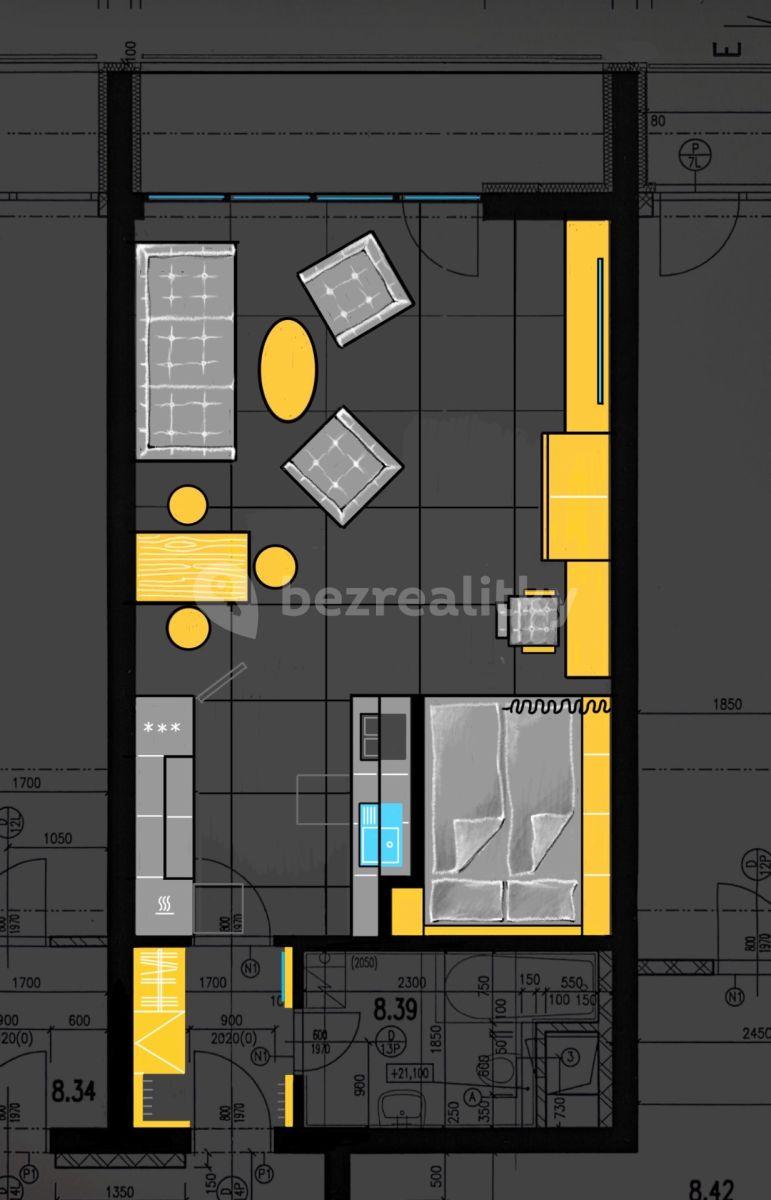1 bedroom with open-plan kitchen flat for sale, 52 m², Vodní, Brno, Jihomoravský Region
