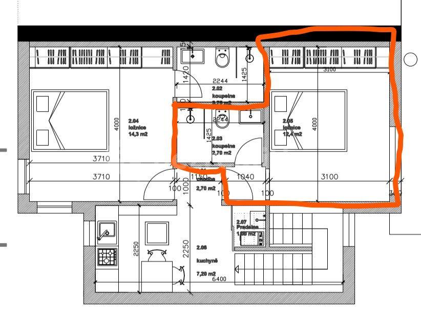 1 bedroom flat to rent, 20 m², Mokřanská, Prague, Prague