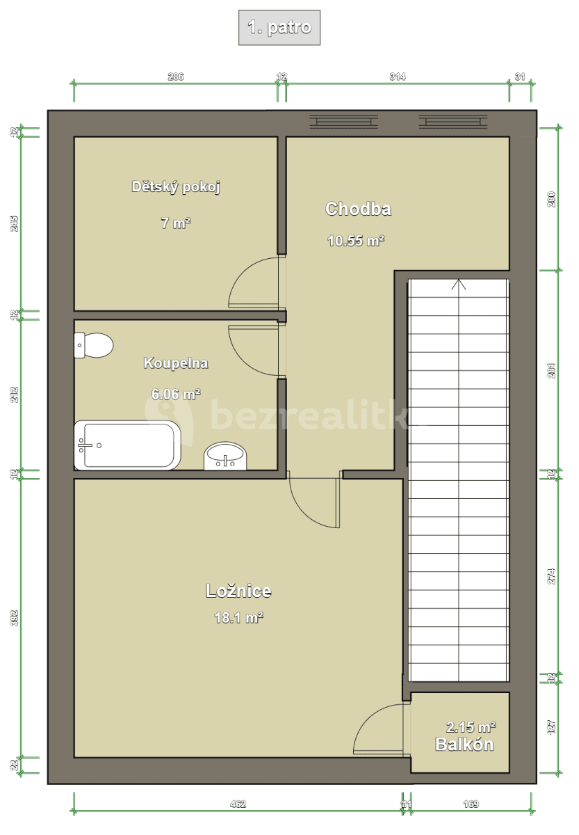 3 bedroom flat to rent, 90 m², Tismice, Středočeský Region