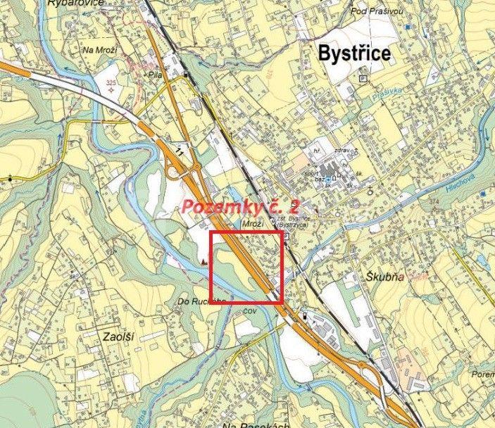 plot for sale, 17,102 m², Bystřice, Moravskoslezský Region