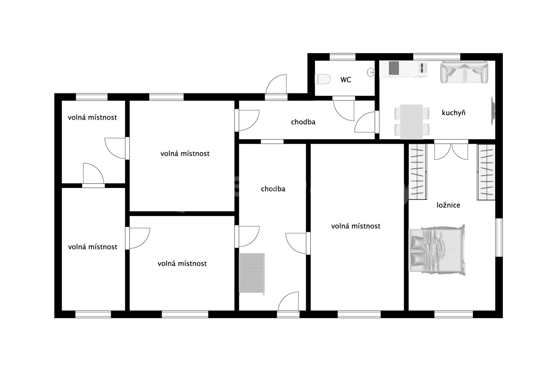 recreational property for sale, 395 m², Malé náměstí, Lázně Bělohrad, Královéhradecký Region