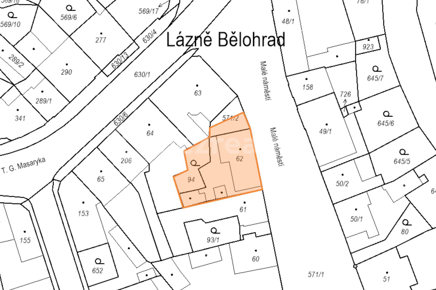 recreational property for sale, 395 m², Malé náměstí, Lázně Bělohrad, Královéhradecký Region