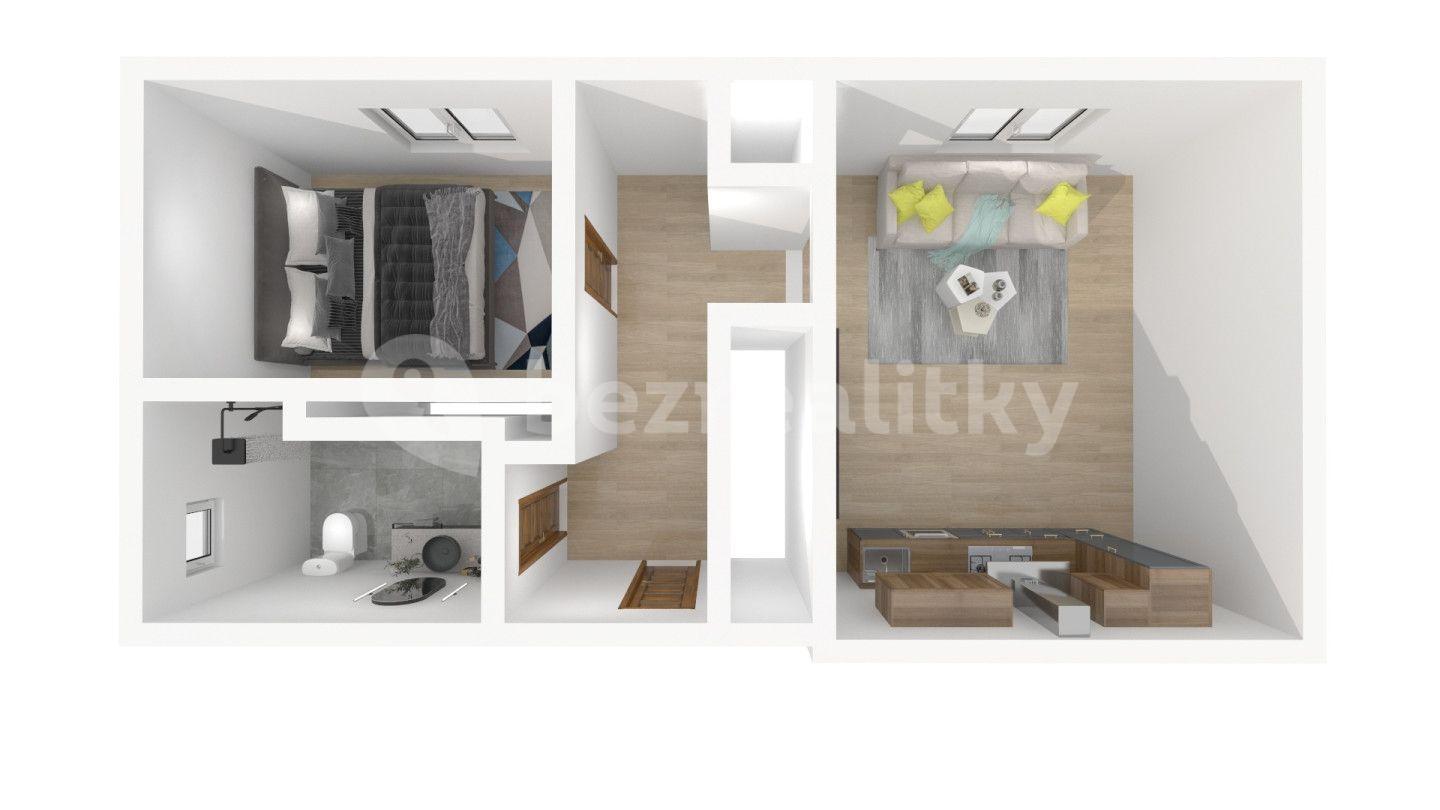 1 bedroom with open-plan kitchen flat for sale, 40 m², S. K. Neumanna, Rakovník, Středočeský Region