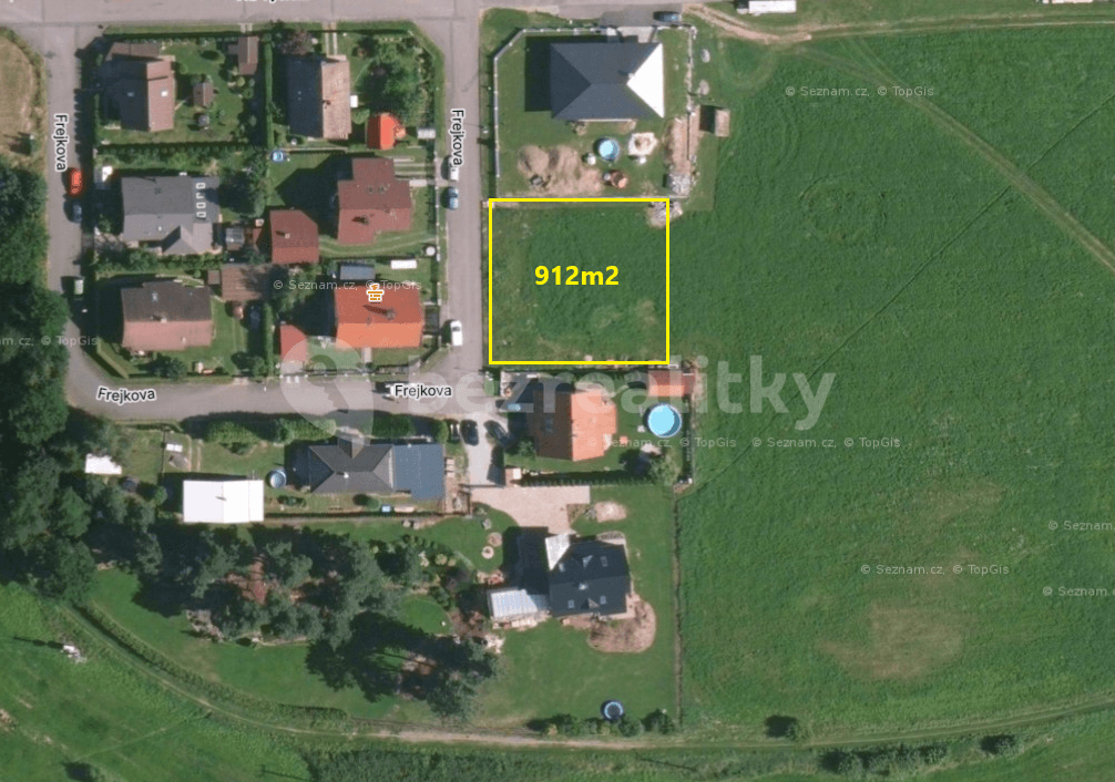 plot for sale, 912 m², Mirovice, Jihočeský Region